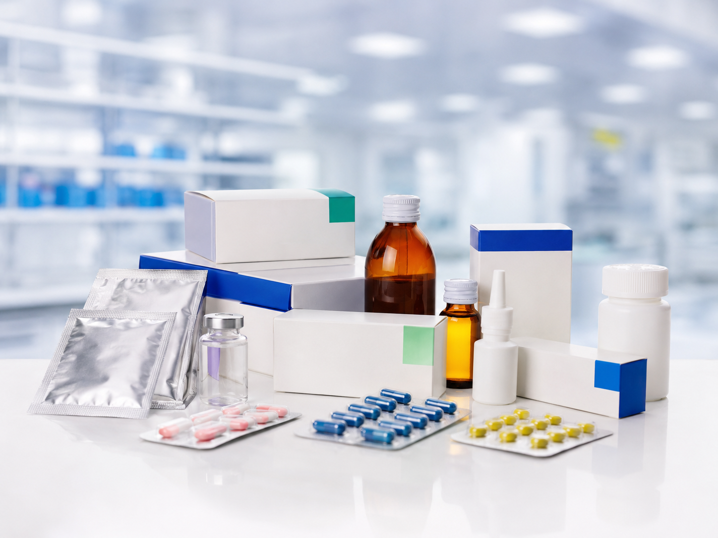 Final packed pharmaceutical products