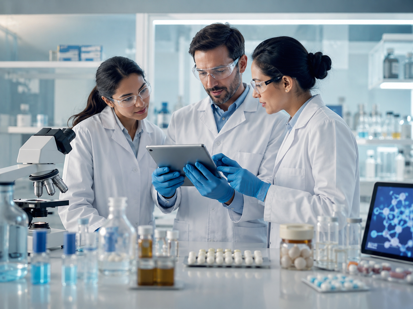 Pharmaceutical research and development lab